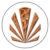 DAROUND 602 CP WT Copper Sunburst White Background copy